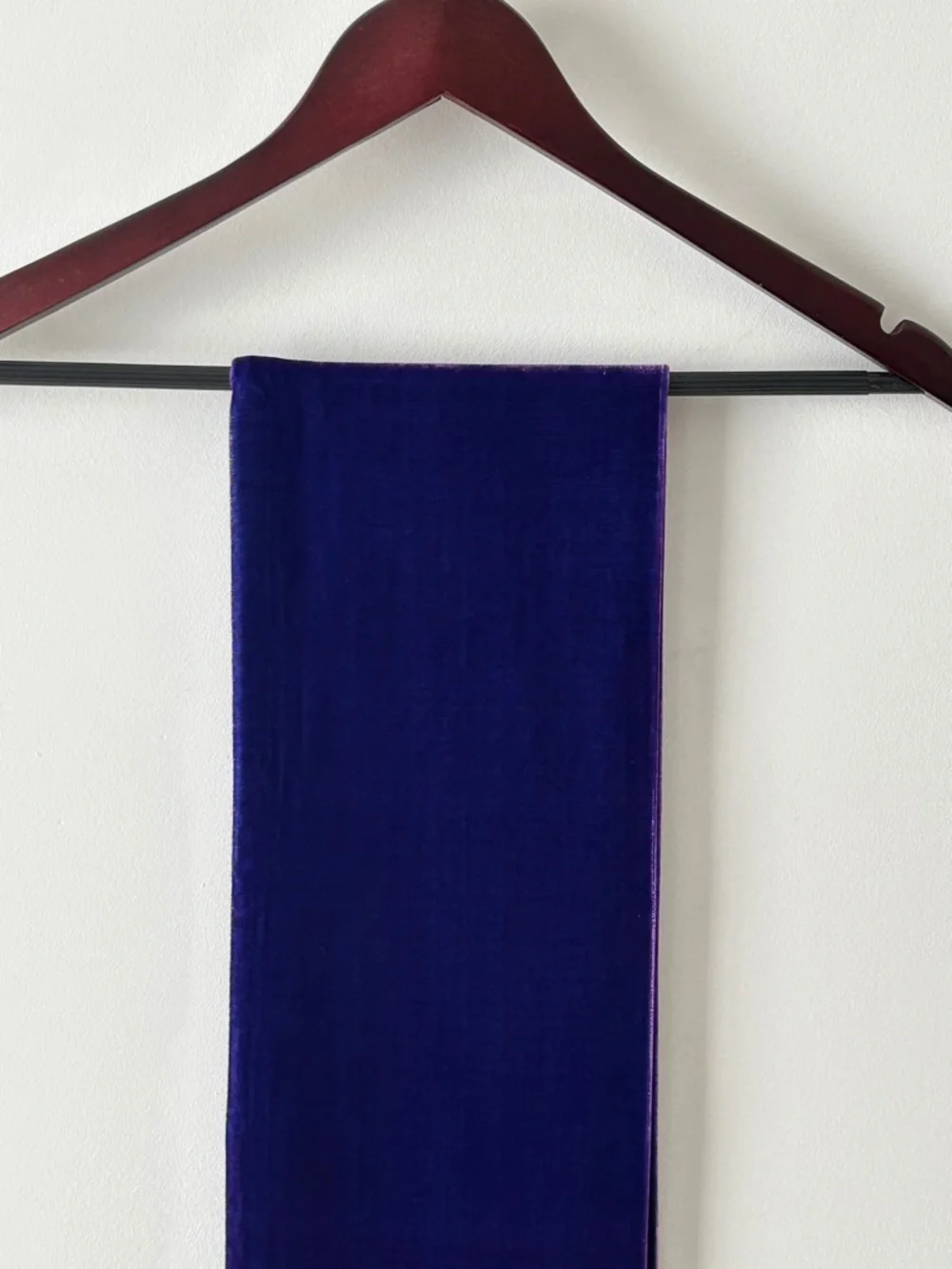 Purple Velvet Scarf